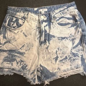 BP Tie Dye Distressed Shorts size 28